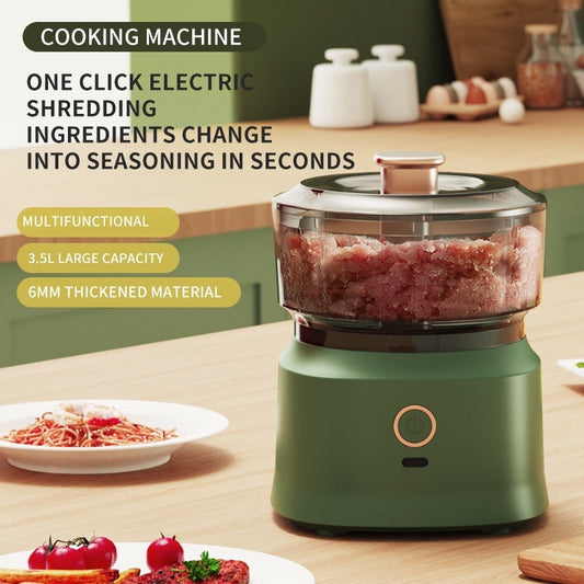 Electric Garlic Press Household Adjustable Speed Kitchen Gym From House