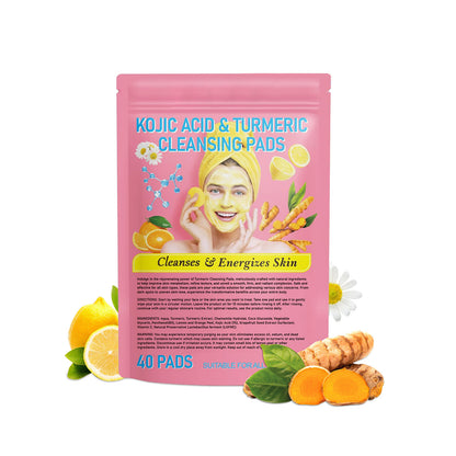 Turmeric Cleansing Pad Compressed Turmeric Kojic Acid Beauty dealsniper-net