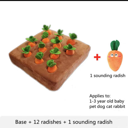 Pet Dog Toys Carrot Plush Toy Vegetable Chew Toy Pets DealSniper.net Set