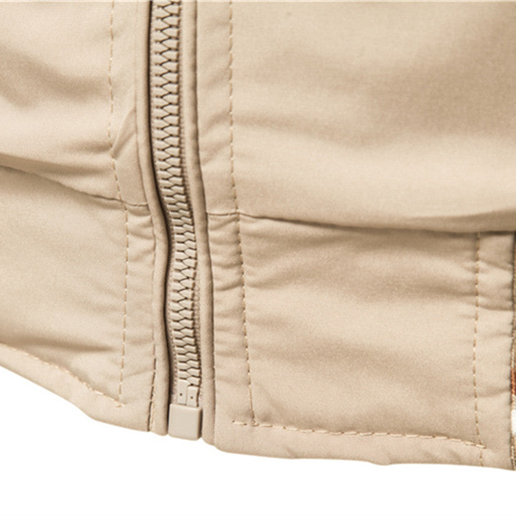 Trendy Men's Jacket Spring And Autumn Coat Fashion Outerwear Men Gym From House
