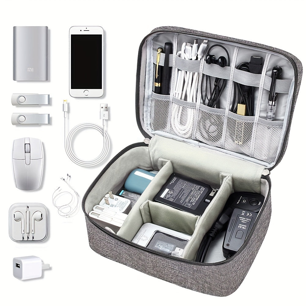 Electronics Organizer Travel Cable Organizer Bag Portable Electronic Accessories Electronics dealsniper-net