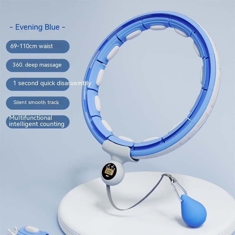 Fitness Detachable Waist Weight Loss Intelligence Sports dealsniper-net Blue And White