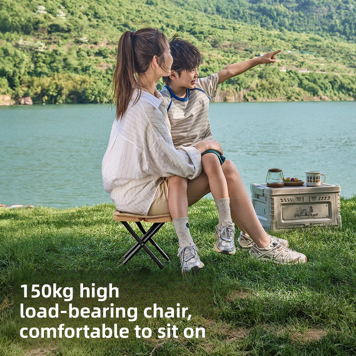 Ultra-light Folding Stool Pencil Case Outdoor Folding Chair Outdoor DealSniper.net