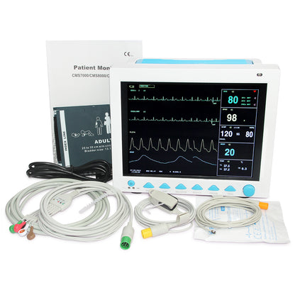 ETCO2 Sidestream Capnography Vital Signs ICU CCU Patient Monitor