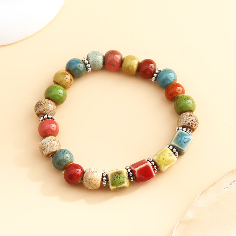 Cross-Border Retro Scenery Dezhou Ceramic Bracelet Jewelry Gym From House A 206 Ceramic bracelet high temperat