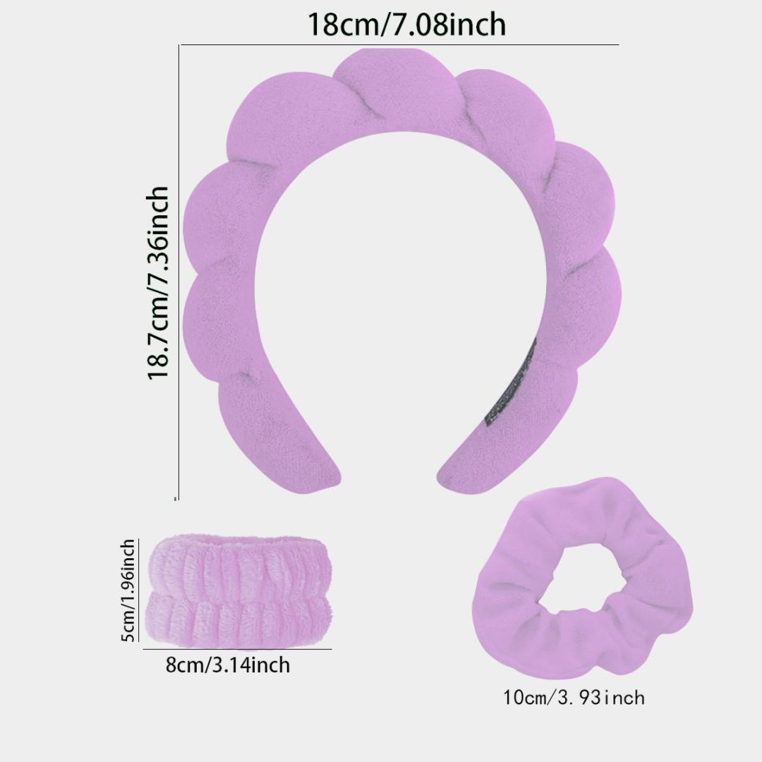 Purple Four-piece Headband Headband Headband