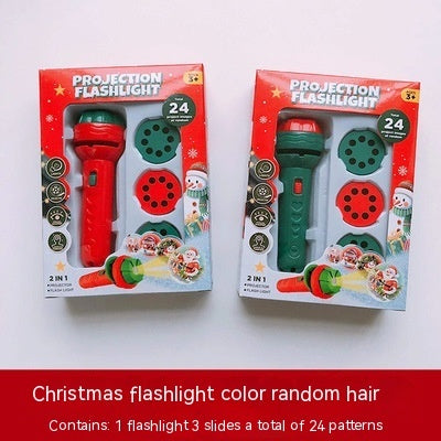 New Year Gift Christmas Gift Multifunctional Projector Kids dealsniper-net New Flashlight Twocolor Random