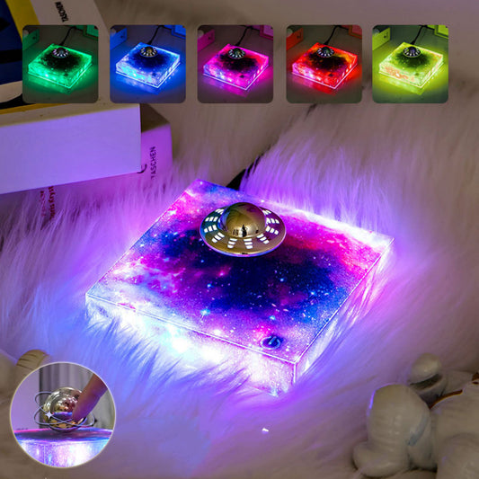 Levitating UFO Color Galaxy Lamp Magnetic Suspension UFO Kids dealsniper-net