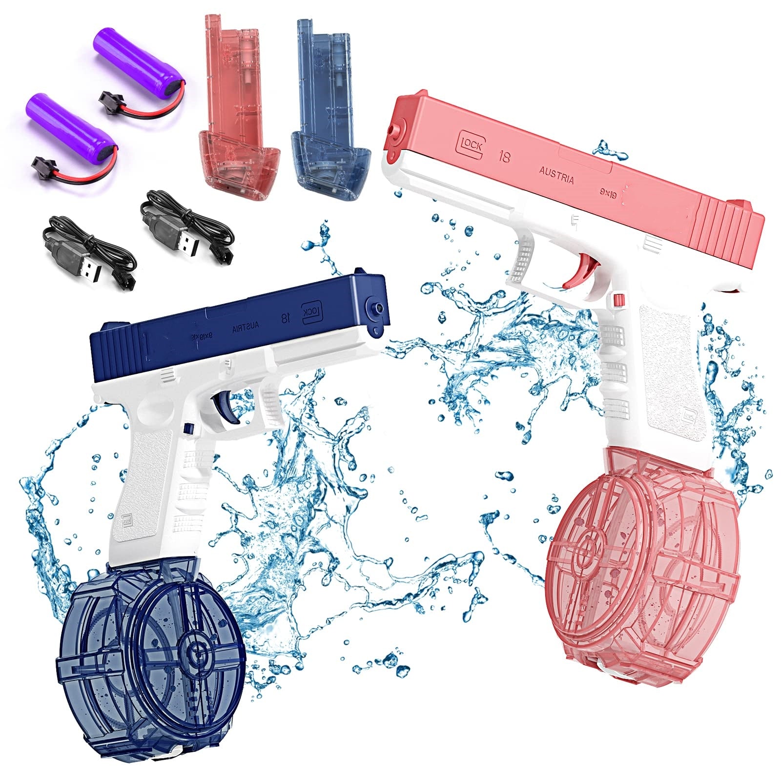 Electric Water Toy Gun Spray Blaster Pistol Airsoft Summer Toys Kids DealSniper.net