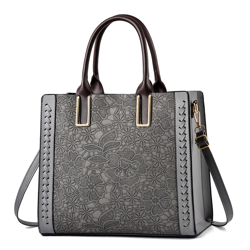 Ladies New Simple Elegant Shoulder Bag House Gym From House Gray