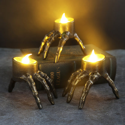 Halloween Skull Hand Lantern Atmosphere Decoration Holidays DealSniper.net