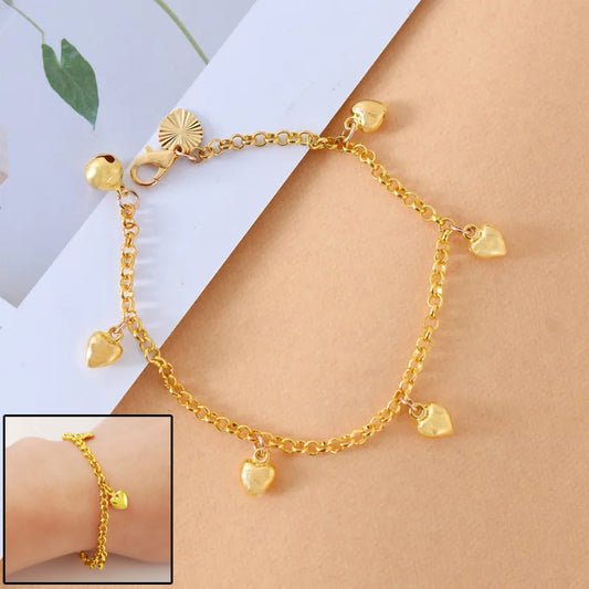 New Simple And Versatile Women Heart Charms Bracelet Jewelry Gym From House