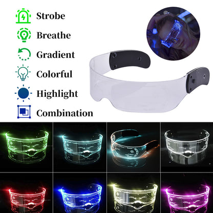 LED Luminous Glasses Party Bar Disco Punk Glasses Gifts