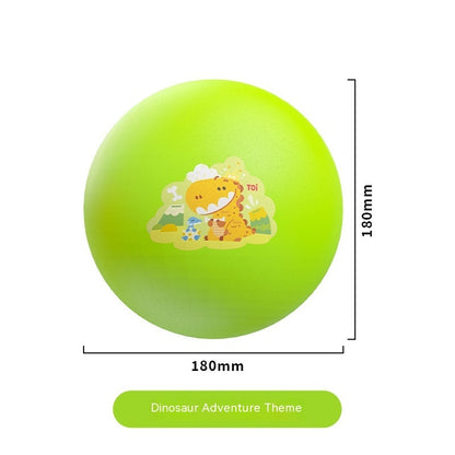 Children's Basketball Pat Ball Rubber Ball Indoor Mute Toys Kids dealsniper-net Mute Ball Dinosaur