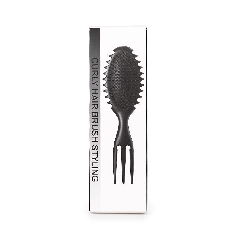 Curl Defining Bounce Hair Brush Barbershop Boar Bristle Comb Beauty dealsniper-net