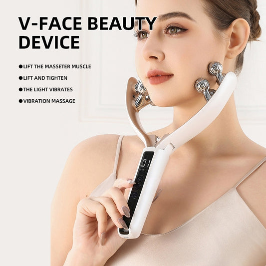 Home V-Roller EMS Microcurrent Electric Dual-Wave Roller Massager Beauty Gym From House