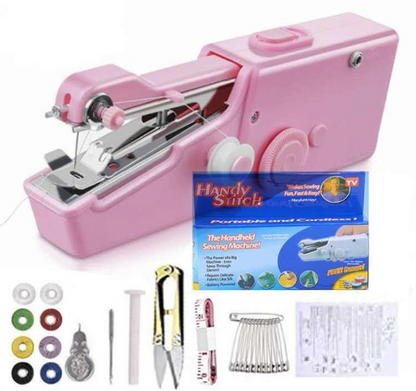 Handheld Mini Sewing Machine Set Hobby Gym From House