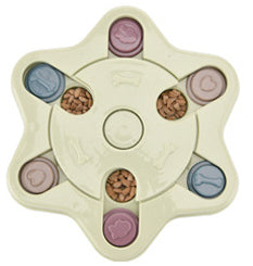 Dog Puzzle Toys Increase IQ Interactive Slow Dispensing Feeding Pets Gym From House Green Hexagon