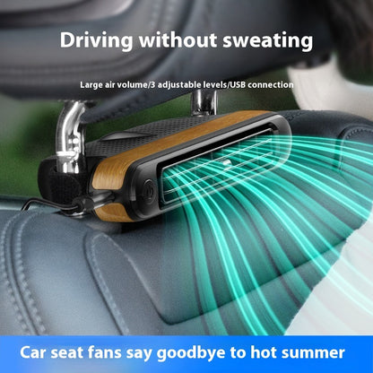 Car Turbine Fan Rear Seat USB Small Fan Vehicle DealSniper.net