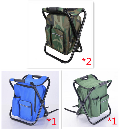 Multifunction Outdoor Folding Chair Ice Cooler Picnic Bags Camping