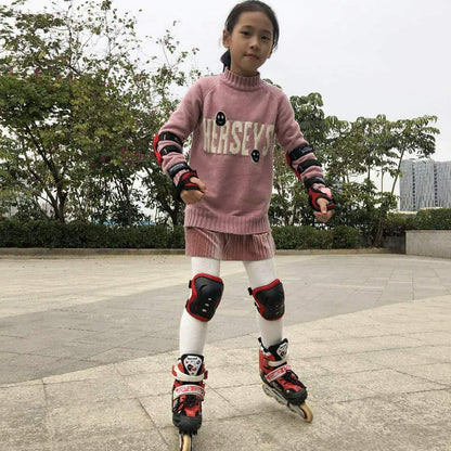 Knee Elbow Pads Guards Protective Gear Set for Kids Children Roller Cycling Bike Outdoor DealSniper.net