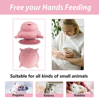 Puppy Feeder With 4 Teats Puppy Bottles For Nursing Silicone Pets Gym From House