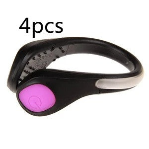 Flashing shoe clips outdoor warning lights Outdoor dealsniper-net Pink4pcs