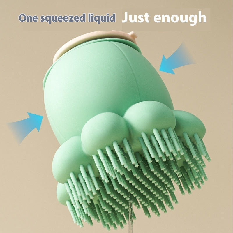 Pets Shower Brush Silicone Bath Massage Comb Pets Gym From House