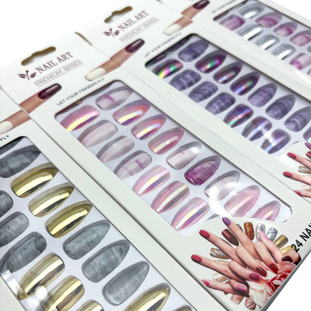 L-1 Plating Printing Nail 24 Pieces Beauty dealsniper-net