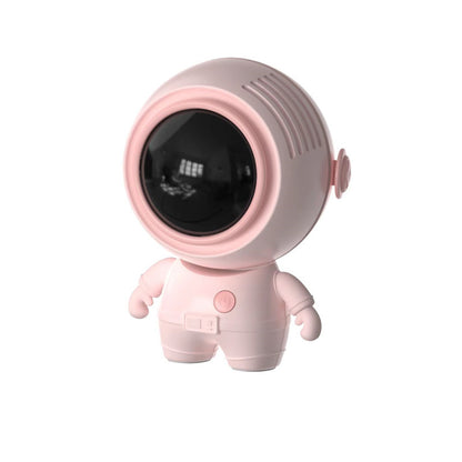 Personal Neck Fans USB Rechargeable Astronaut Small Fan Gadgets dealsniper-net Pink USB