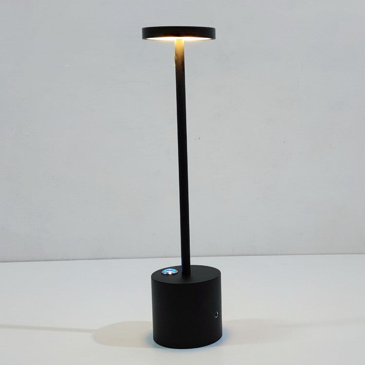 American Style Rechargeable LED Restaurant Touch Table Lamp Home Decor Gym From House