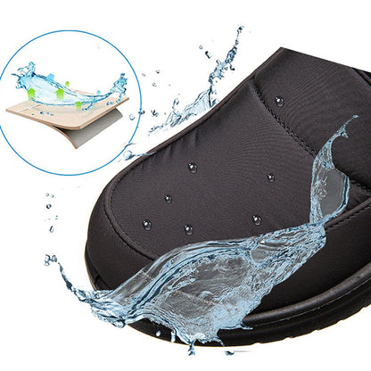 Ankle Boots For Women Non-slip Waterproof Snow Boots Flat Heels Warm Shoes Women dealsniper-net