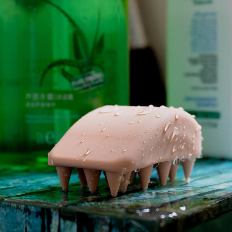 Soft Head Massage Silicone Shampoo Brush Health DealSniper.net Skin Grind and sprayed