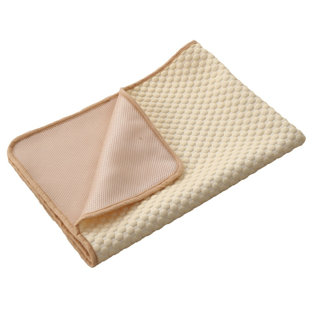 Pet Ice Mat Summer Cool Pets dealsniper-net M29 Beige L