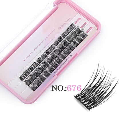 Fashion Personality Self Grafting Section Eyelashes Beauty dealsniper-net 676Style 0.07C