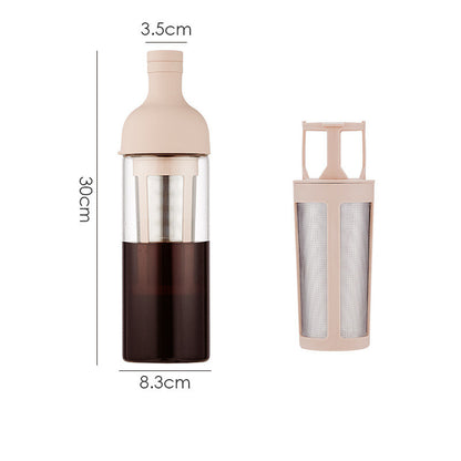 Glass Coffee Pot Mocha Cold Brew Cafetera Filter Home dealsniper-net D