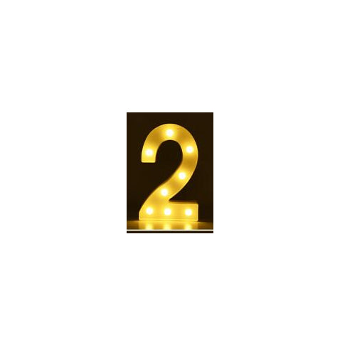 Luminous LED Letter Number Night Light English Alphabet Number Home Decor DealSniper.net Always lit 2 Style