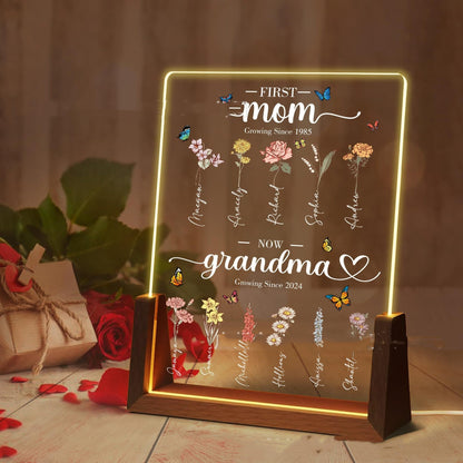 Small Night Lamp Mother's Day Photo Printing Decoration Home Decor DealSniper.net A4 Colorful Light USB