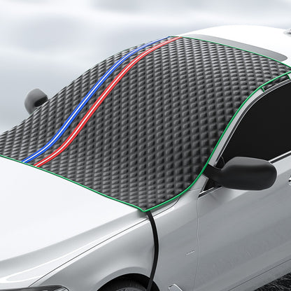 Car Sun Shade Half Car Cover Winter Anti-freezing Rain Frost Vehicle dealsniper-net