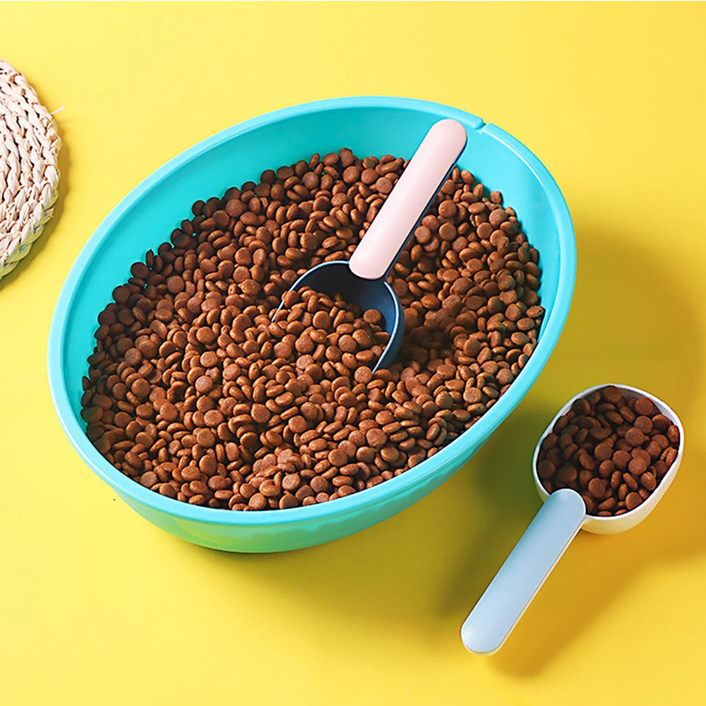Pet Food Scoop With Ergonomic Bag Clip Handle Pets Gym From House