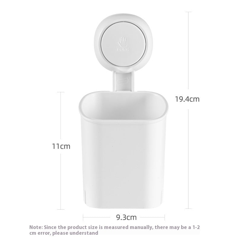 Toilet Toothbrush Wall-mounted Suction Cup House DealSniper.net Toothbrush Storage Box