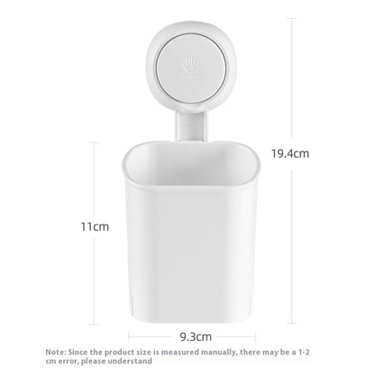 Toilet Toothbrush Wall-mounted Suction Cup House DealSniper.net Toothbrush Storage Box