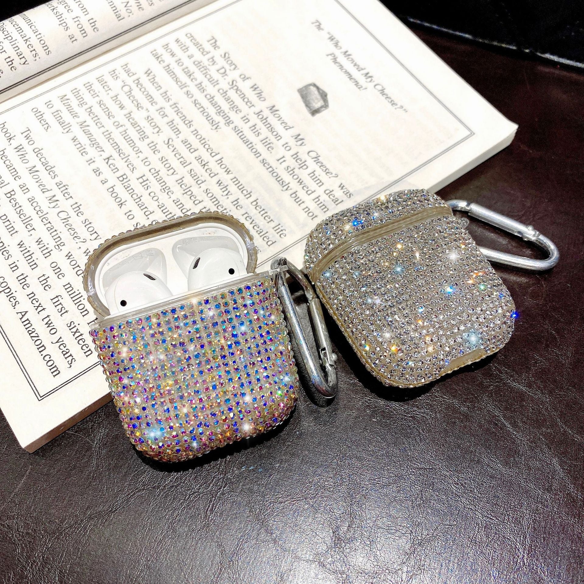 Rhinestone Drop-resistant Bluetooth Headset Protective Cover Electronics dealsniper-net