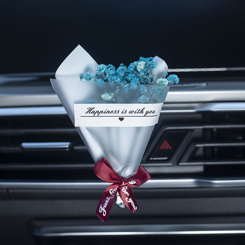 Dried Bouquet Car Aromatherapy Vent Vehicle DealSniper.net Fragrant Blue Starry Sky