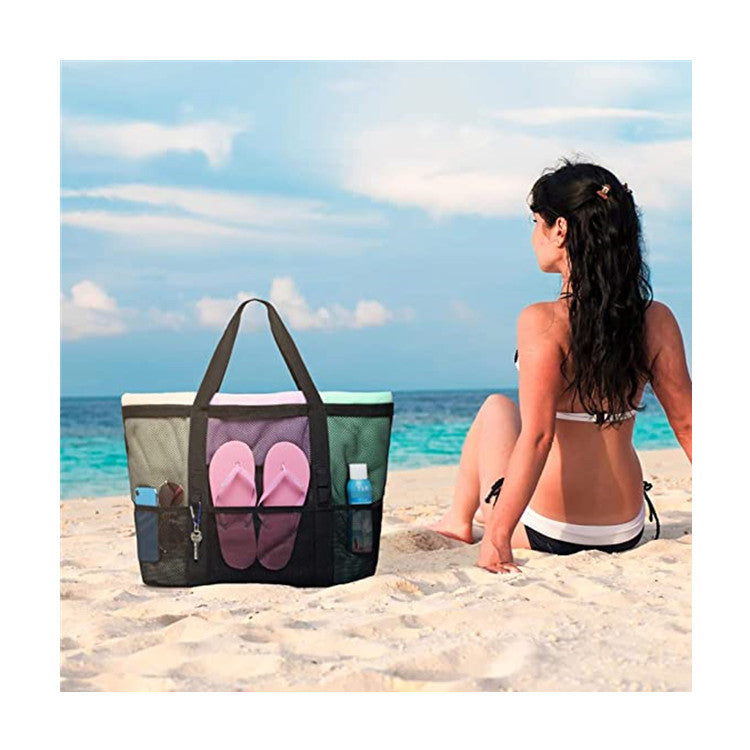 Large-capacity Mesh Portable Beach Bag