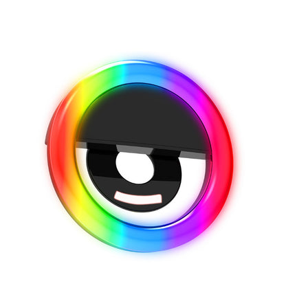 Mobile phone fill light USB charging model Gadgets dealsniper-net Black RGB