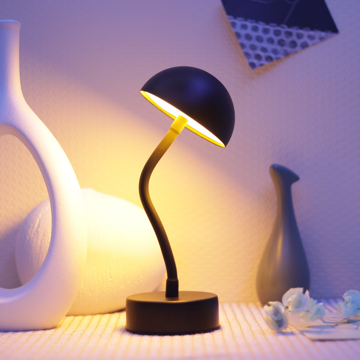 Creative Mushroom Table Lamp Simple LED Atmosphere Lamp House DealSniper.net Rechargeable Mushroom Table Lamp