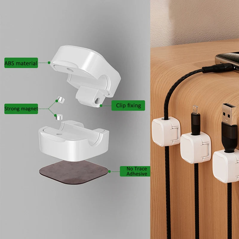 Magnetic Cable Clip Under Desk Cable Management Electronics dealsniper-net