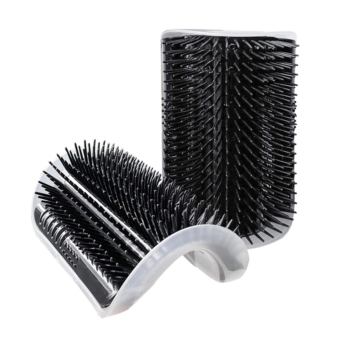 Cat Self Groomer Arch Self Cleaning Slicker Brush Upgraded Cat Brushes Pets Gym From House Black