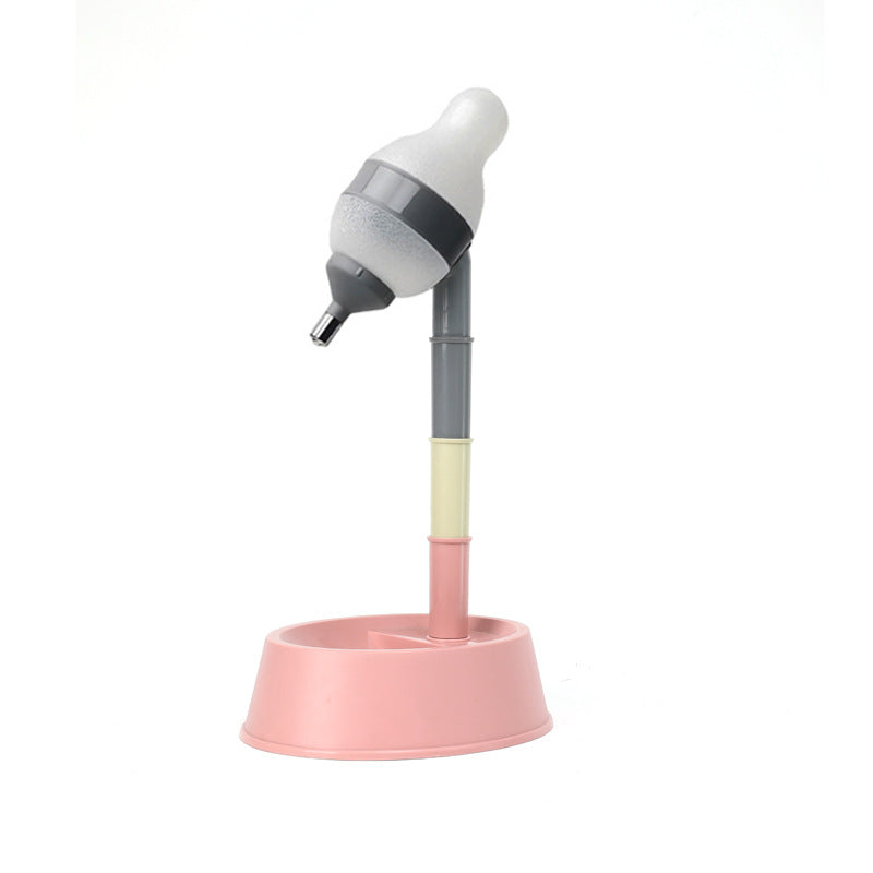 Pet Drinker Dog Bowl Feeding Cat Bowl Standing Dog Kettle Pets DealSniper.net Pink.